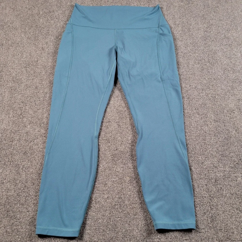 Lululemon‎ Pants Womens 10 Blue Align Pant Yoga Leggings Pockets High Rise